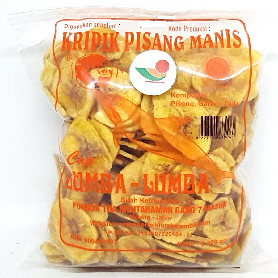 

LUMBA LUMBA KERIPIK PISANG 300gr | KRIPIK ASLI MURAH ORI LUMBA2 KEPOK MANIS ASIN