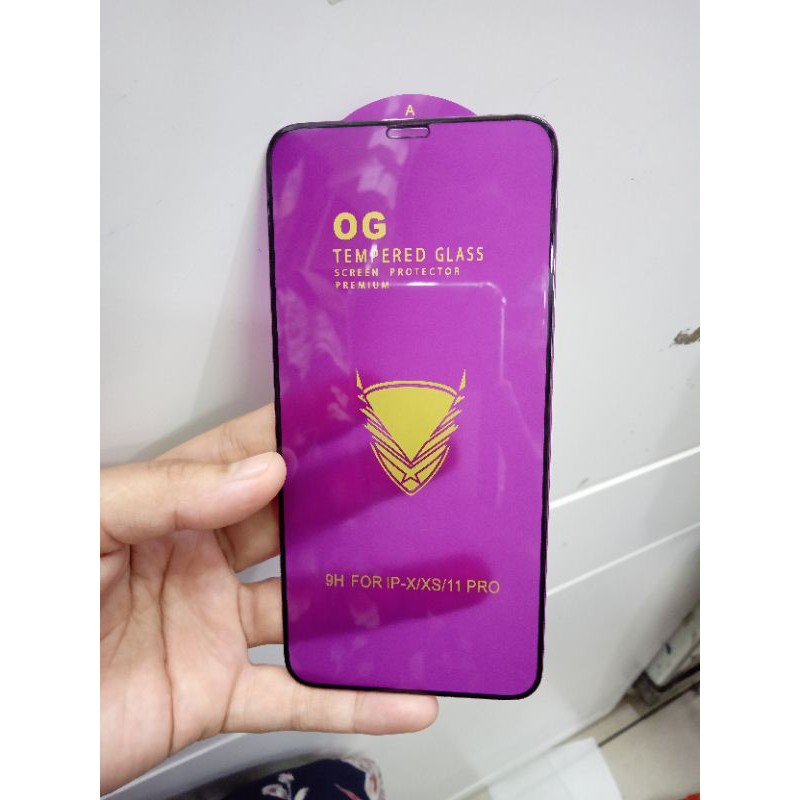 IPHONE X/XS , IPHONE XR , IPHONE XS MAX TEMPEL GLASS GOLDEN ARMOR FULL