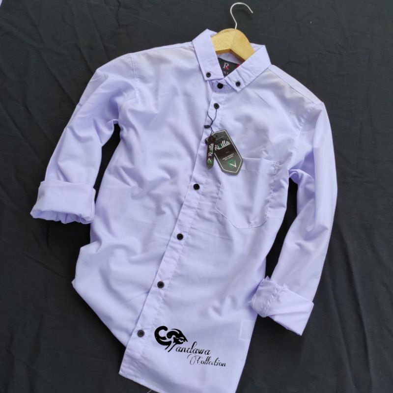 Kemeja Polos Pria lengan panjang/baju kemeja pria terkeren