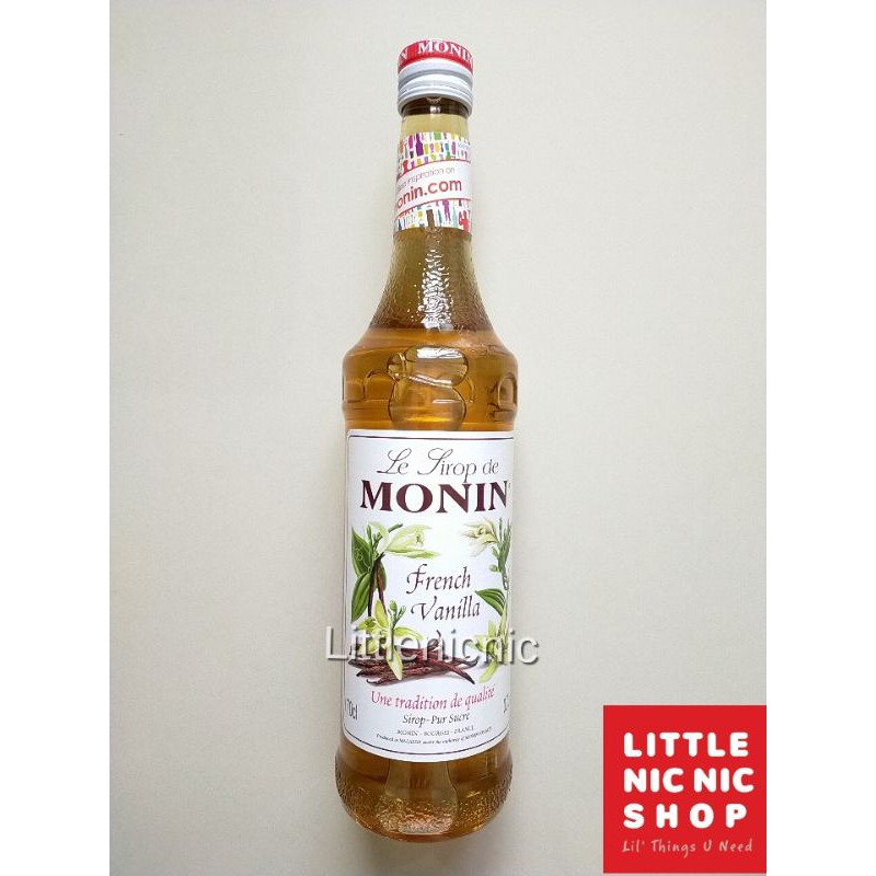 

Monin French Vanilla syrup 70 CL (700ml) Sirup Vanila