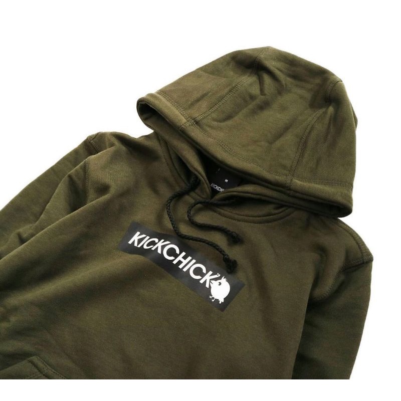 Kickchick Hoodie Box logo Green