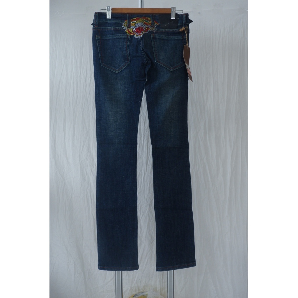 Jeans Panjang Wanita EdHardy Navy Size 26