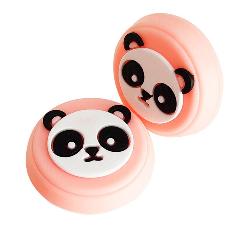 Btsg 4Pcs Penutup Lengan Silikon Motif Panda Yang Indah Untuk Controller Thumb Grip Konsol Game Joystick Cover