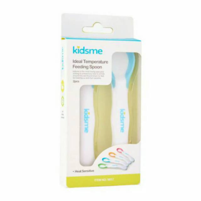 Makassar! Kidsme Ideal Temperature Feeding Spoon 2 pcs