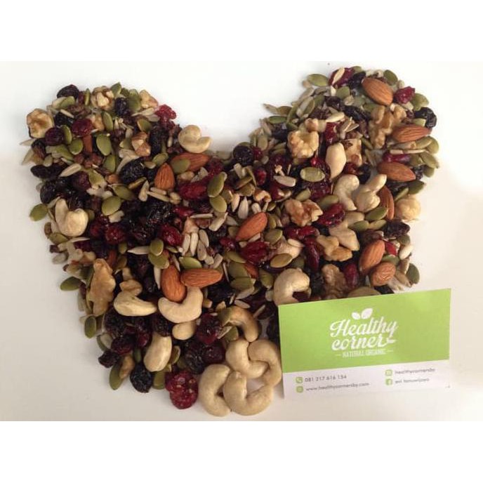 

Chasback Natural Trailmix Nuts & Dried Fruits ( Kacang Buah Kering ) 275 Gr Terlaris