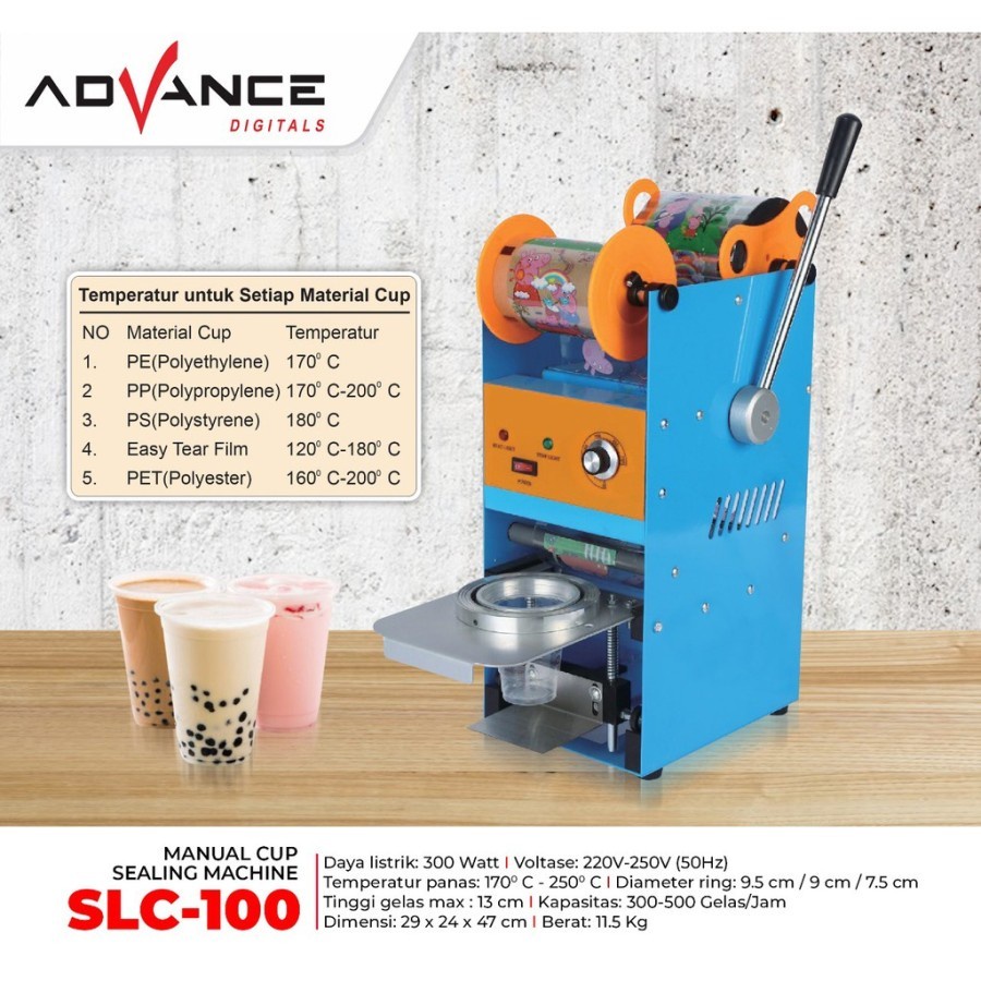 Advance Cup Sealer - Mesin press gelas minuman - Cup sealer murah