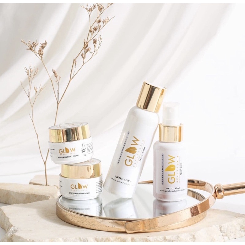 PAKET EXLUSIVE GBS GLOW BEAUTY SKIN BPOM SKINCARE (FREE PARFUM GEAMOORE)