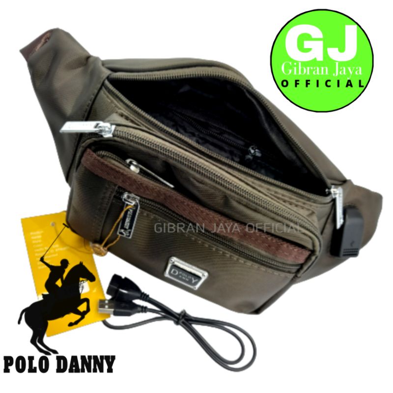 Tas Pinggang Polo Danny Import Selempang Kualitas Bagus