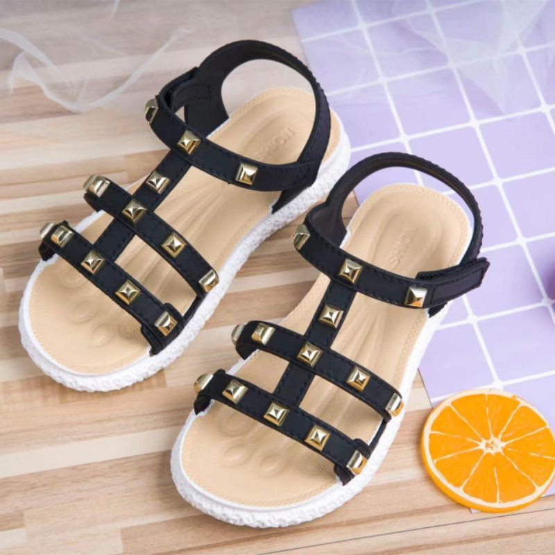 Medan Termurah KD014 (Size 24-33) Sendal import jelly sandal anak perempuan import