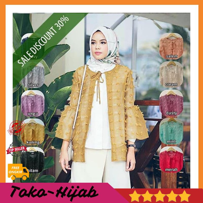 Outer Wanita Baju Wanita Cardigan Wanita Fashion Muslim Outerwear Baju