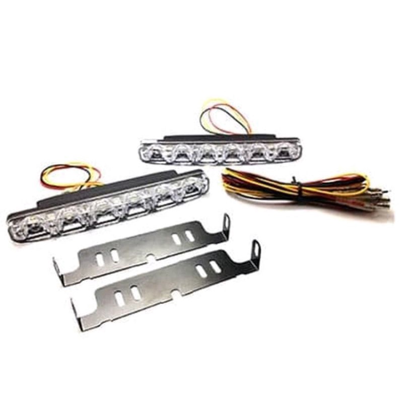 Lampu Drl Mobil 6 Led Putih Drl 6 Mata 6 Titik Mobil Innova