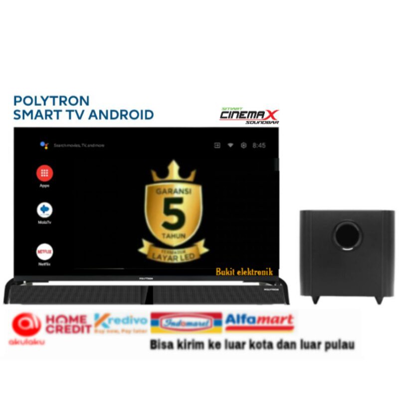 TV LED POLYTRON PLD32BAG9953 PLD 32BAG9953 HD READY ANDROID TV | Shopee