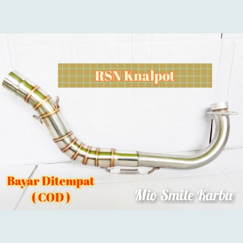 Leheran | Leher | Pipa knalpot Mio Smile Karbu