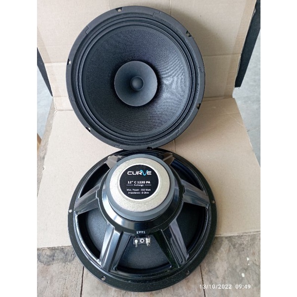 speker 12 inch curve 350watt fullrange corong