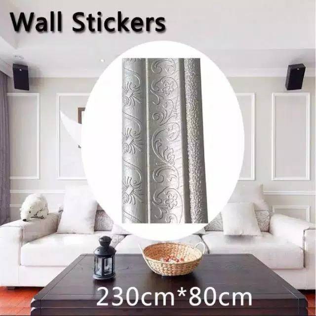 TREND!!  3D List Profil Wall Frame [Ukuran 235x8 cm] Bingkai Border Foam / Moulding 3D Wallpaper