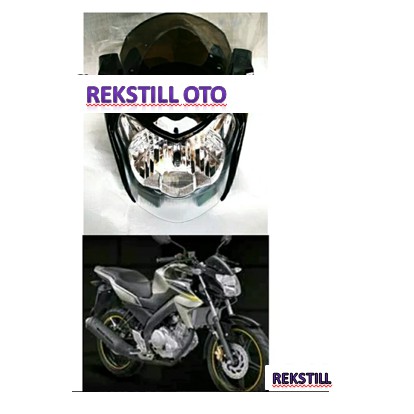 Batok Kepala Depan Set Vixion New 2014 Plus Sein Hitam