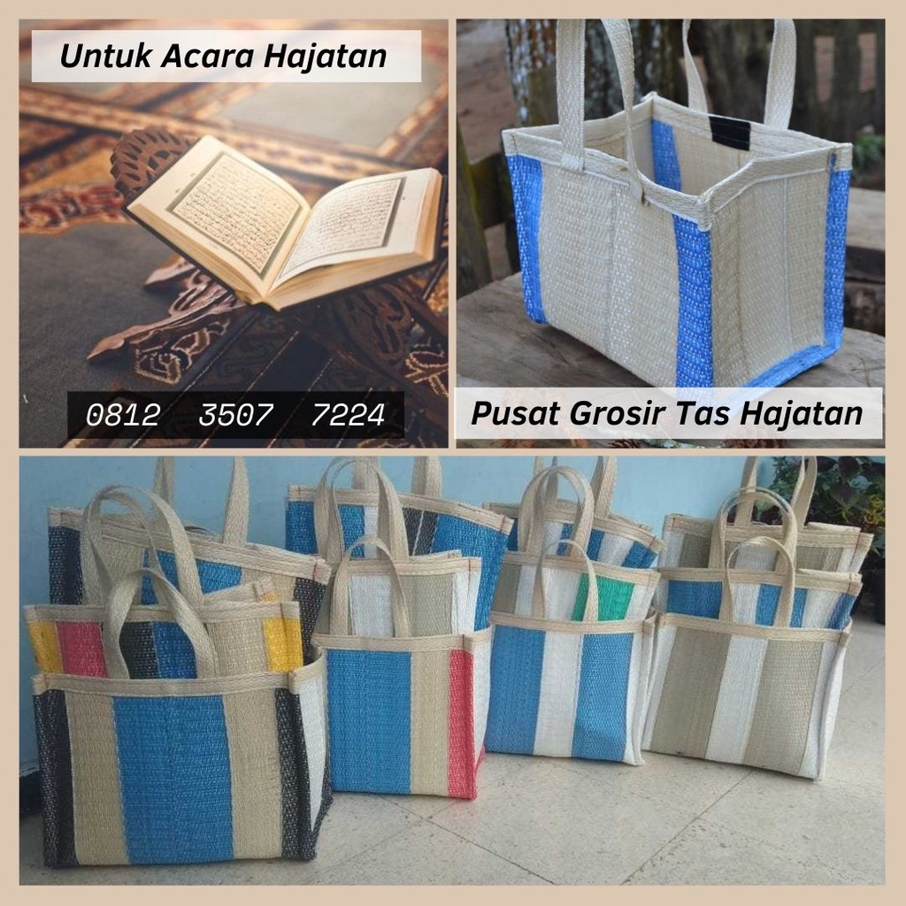 (Serba Guna), Tas Tahlilan, Tas Anyam, Tas Belanja, Webbing Bag