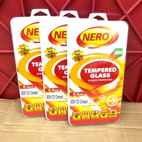 Anti Gores / Tempered Glass NERO Sony XZ1 Compact, Sony XZ2 Compact