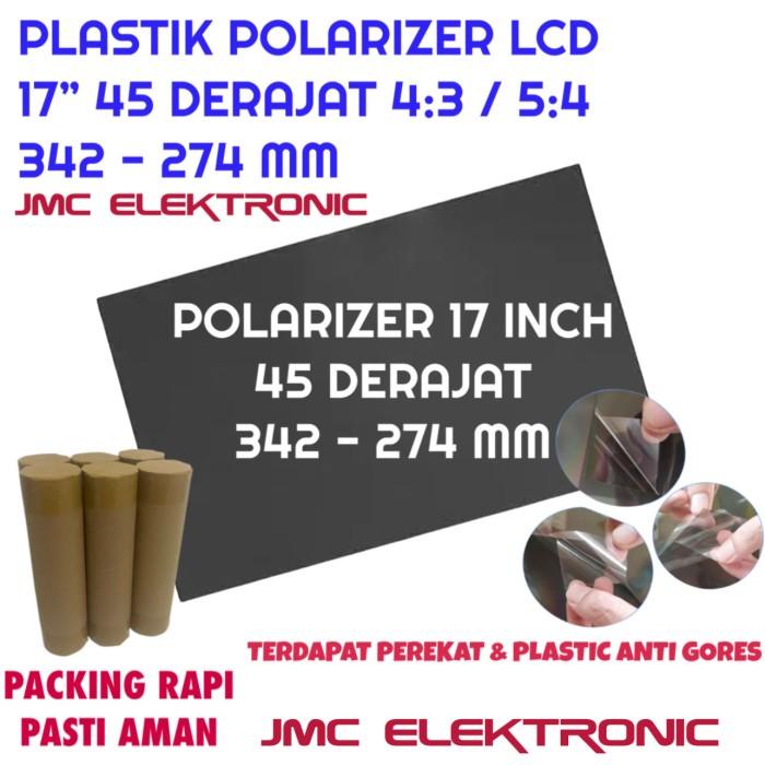 Polarizer Lcd monitor 17 inch 45 derajat Polarized