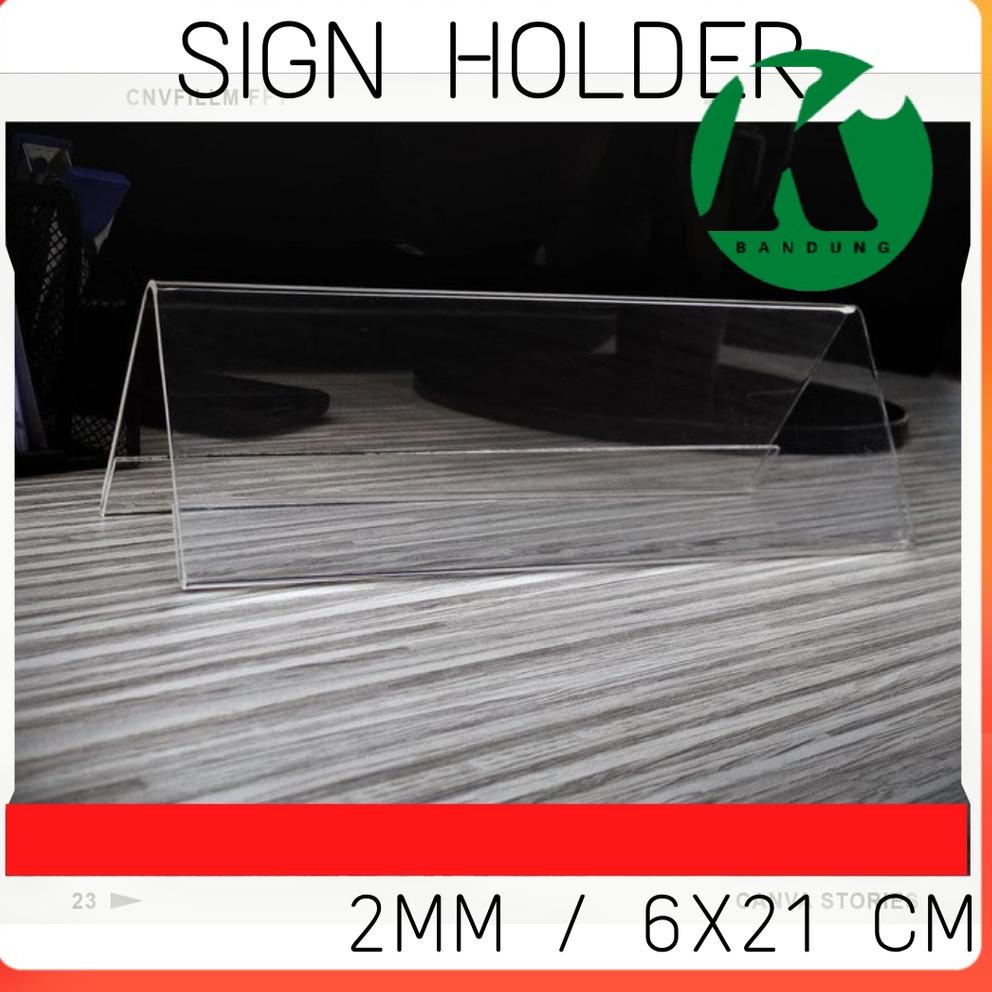 

gmv⭐06 Ready PAPAN NAMA MEJA Akrilik 6 x21 cm :.