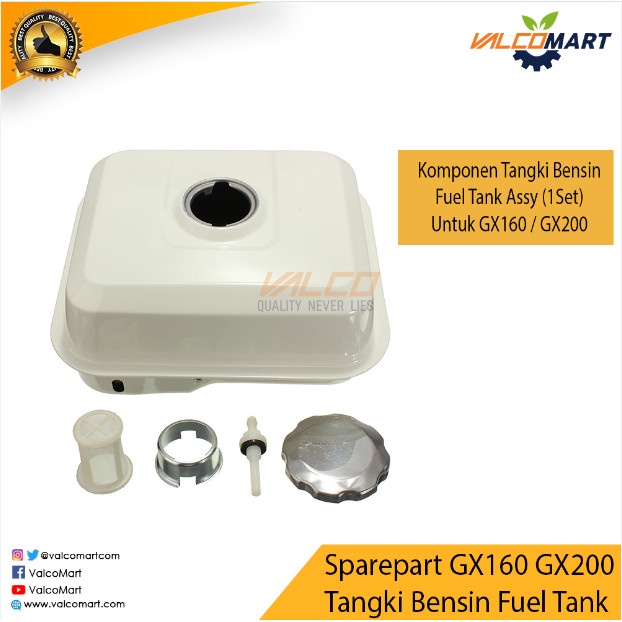 Sparepart GX160 GX200 Tangki Bensin Fuel Tank Assy