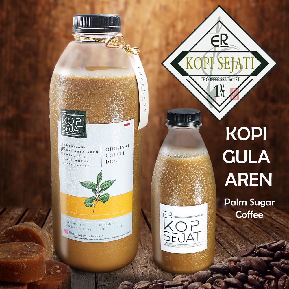 

Kopi Gula Aren by Kopi Sejati (GOJEK or GRAB only) - 350 ml