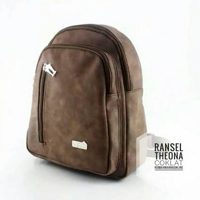 Tas Ransel Theona Brown Rumah Warna