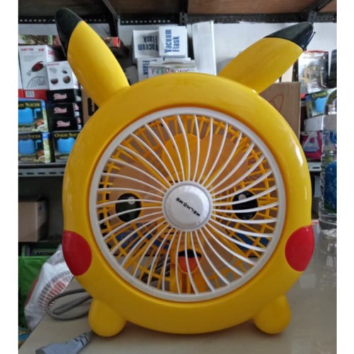 Kipas Angin Welhome WH 150P 10 inch Karakter Pokemon Pikachu SNI