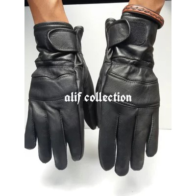 sarung tangan kulit asli , sarung tangan motor , sarung tangan pria kulit asli