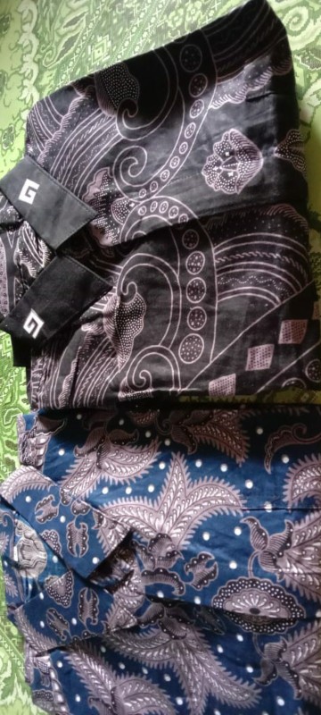 Baju Batik Pria Gus Azmi Syubbanul Muslimin Batik Katun Halus Hadroh Azzahir Hilwa Ala Santri Modern