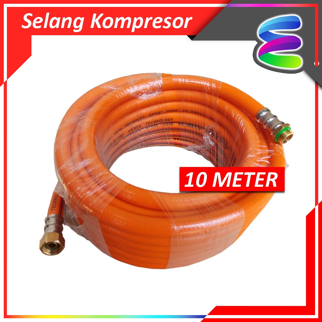 Selang Kompresor Angin 10 Meter Steam Jet Cleaner 10 meter / Jossa High Pressure Spray Hose