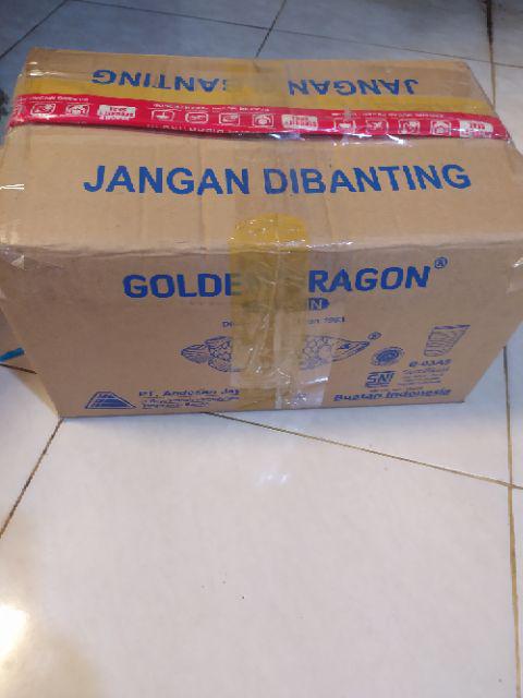 Golden Flying Fish ((2 Pcs )) P1001 Piring Melamin Ulir Datar 9.4 Inc Merah