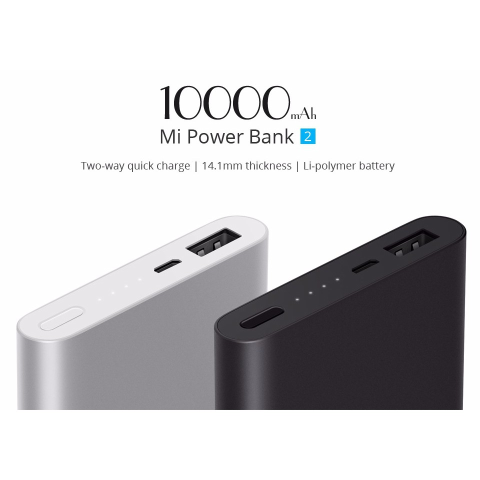 HANYA 1 HARI   Original Xiaomi 2 Powerbank 10000 Mah - Fast Changer "BINTANG EDITION"