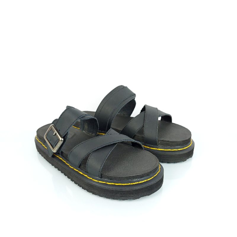 End Year Sale | Sandal Kulit Wanita Casual | Original | Dr Martens | Wedges Wanita | SMURF FOOTWEAR 