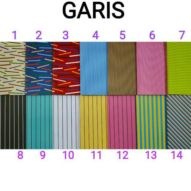 

MOTIF GARIS ISI 10PCS