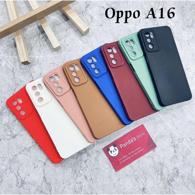 Softcase Pro Camera Oppo A16 Candy Case Full Color 3D Silikon TPU