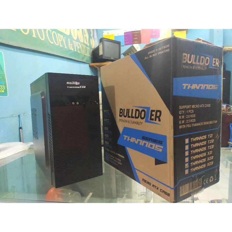 PC/CPU Dualcore Ram Ddr3 4Gb Harddisk 80Gb Casing Baru