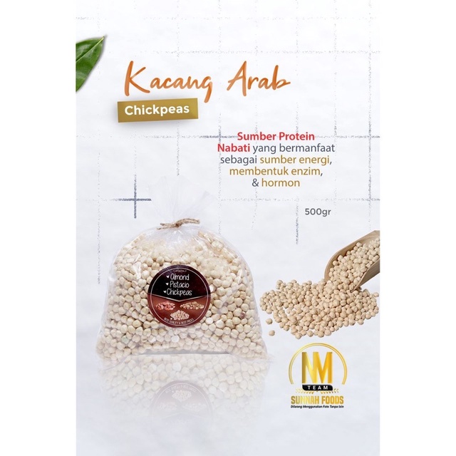 

KACANG ARAB KEMASAN PLASTIK 500gr