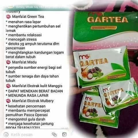 

GARTEA MSI, Minuman Herbal Kesehatan