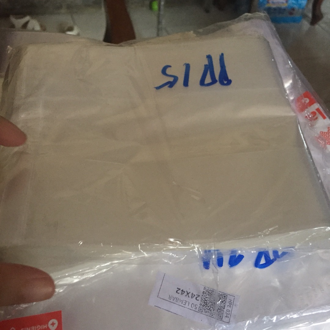 Kantong Plastik Pp Kresek Uk 15 Bening Transparan Tebal