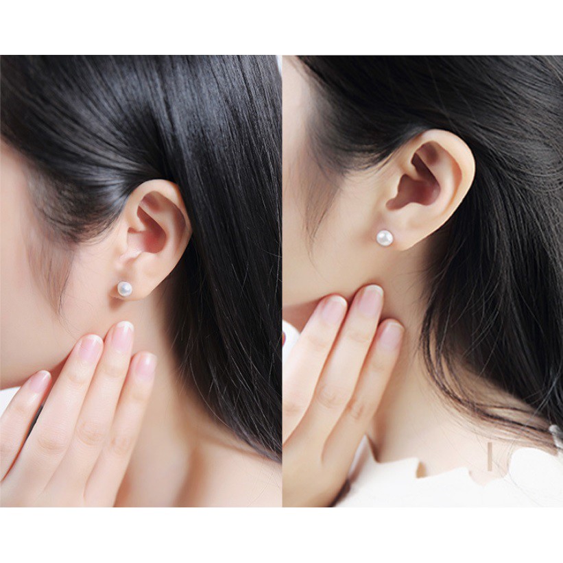 Anting Tindik Stud Wanita Mutiara B478 Korea Fashion Women Pearl Earring Giwang Cewe Anti allergi