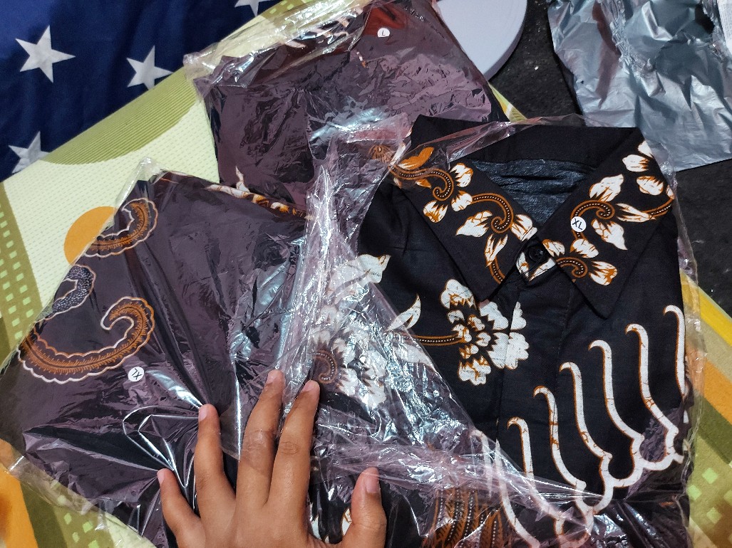 Batik Couple Keluarga Sania Ruffle Ori Ndoro Jowi Dnt Motif Ayam Sogan