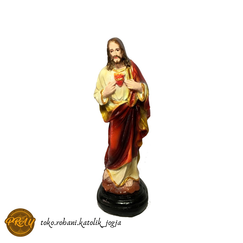 PATUNG YESUS 15 CM / PATUNG YESUS HATI KUDUS / PATUNG KATOLIK / PATUNG YESUS MURAH