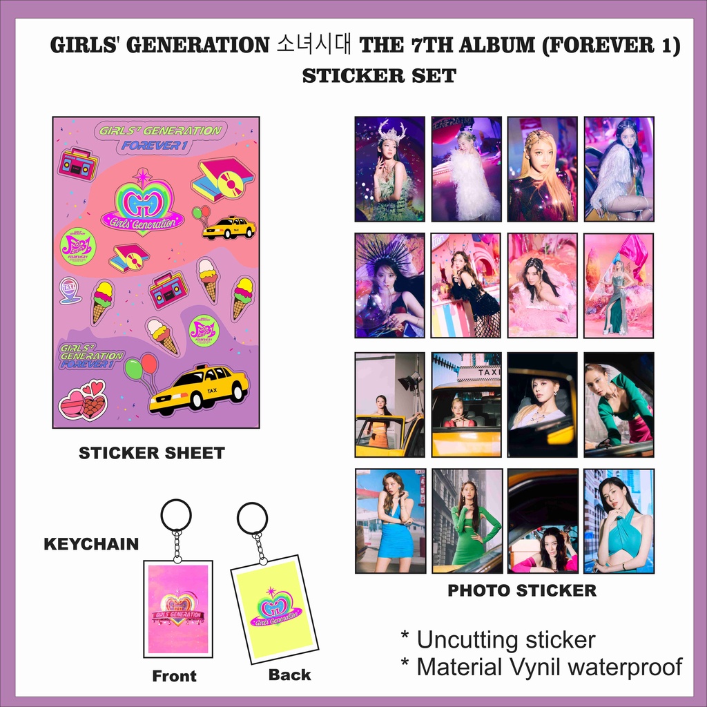 Sticker Set READYSTOCK KPOP Girls' Generation  (FOREVER 1)