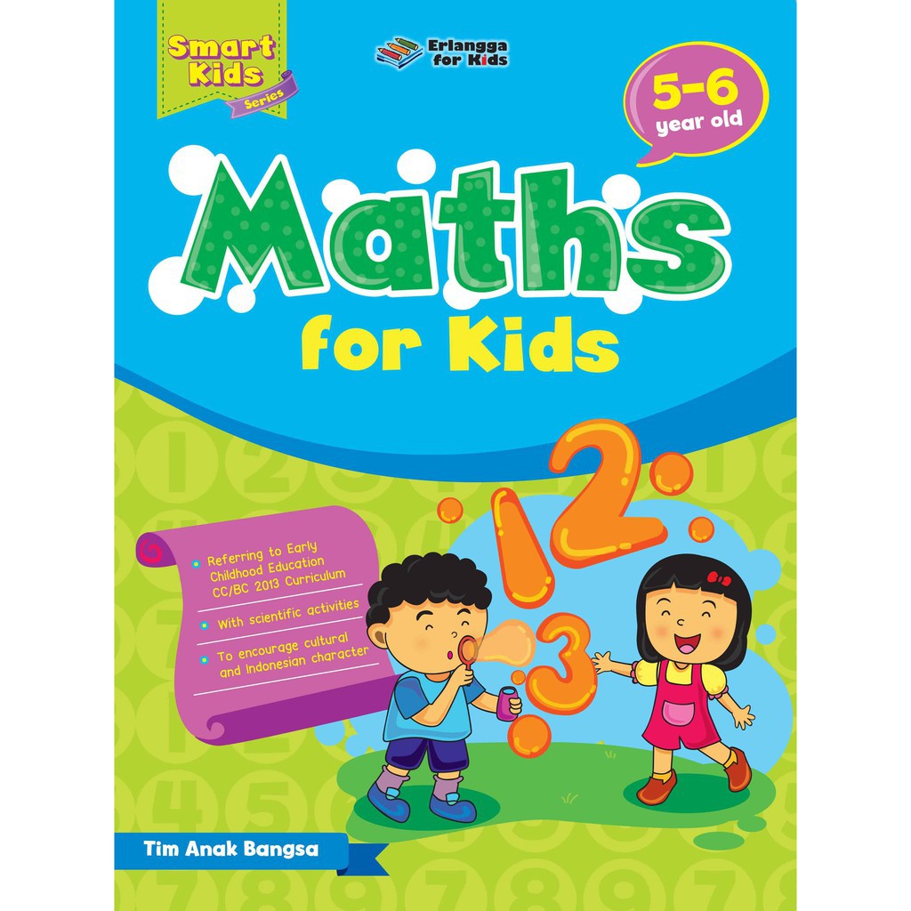 Buku Erlangga TK 2015100420 SMART KIDS SERIES: MATH FOR KIDS 5-6 YEAR OLD
