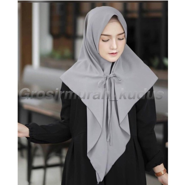 Jilbab Instan Hijab Segitiga Instan Tali