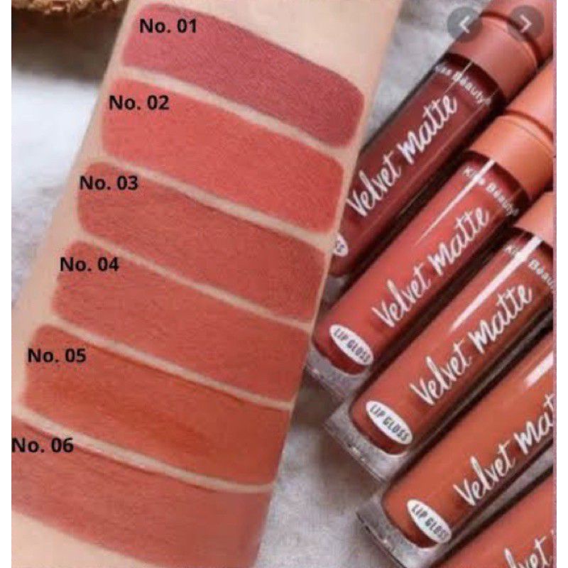 KISS BEAUTY VELVET MATTE LIPGLOSS