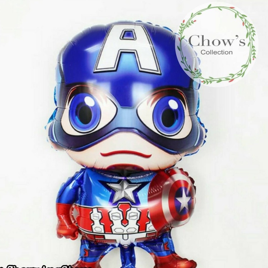Balon Foil Captain America Jumbo / Balon Super Hero Kapten Amerika