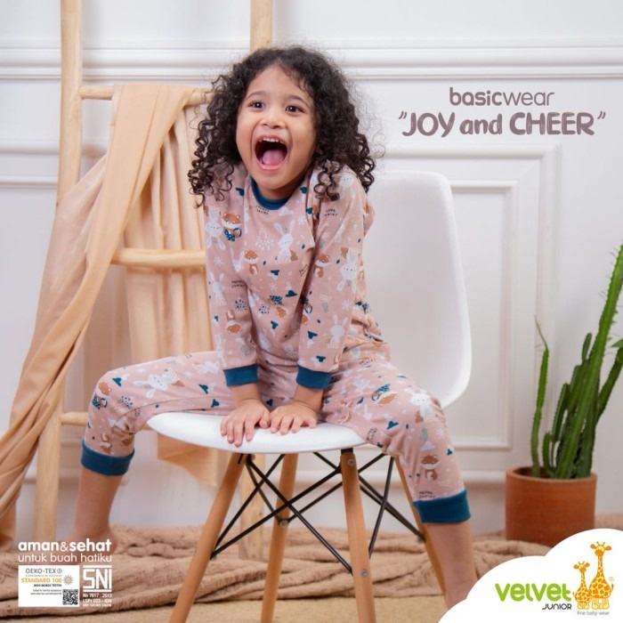 Velvet Junior - 3stel Dream Wear Piyama JOY AND CHEER