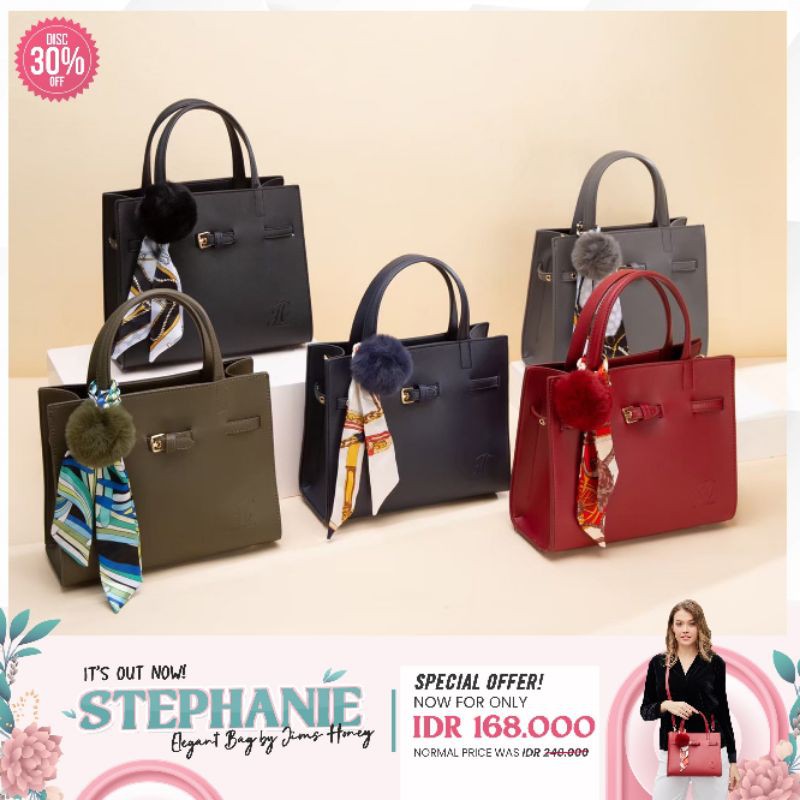 Tas kerja Selempang Wanita Stephanie Bag Jims Honey